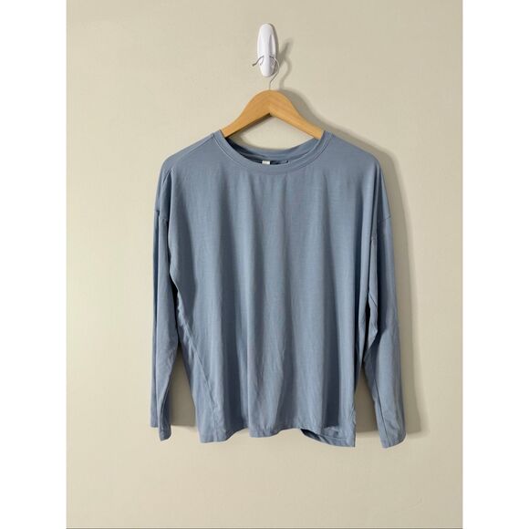 Zella Breathe Long Sleeve Crewneck Split Size Small Athletic T-shirt NEW - Picture 6 of 8